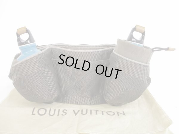 Photo1: LOUIS VUITTON Damier Geant Canvas Gray Suntulle Jogging Waist Packs #5410