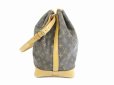 Photo3: LOUIS VUITTON Monogram Leather Brown Shoulder Bag Purse Noe #5411