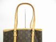 Photo11: LOUIS VUITTON Monogram Leather Brown Tote Bag Bucket GM w/Pouch #5426