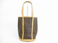 Photo2: LOUIS VUITTON Monogram Leather Brown Tote Bag Bucket GM w/Pouch #5426 (2)