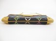 Photo5: LOUIS VUITTON Multicolor Leather Black Pouch Pochette Mila MM #5433