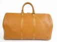 Photo2: LOUIS VUITTON Epi Leather Brown Duffle&Gym Bag Hand Bag Keepall 45 #5445 (2)