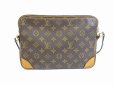 Photo2: LOUIS VUITTON Monogram Leather Brown Messenger&Cross-body Bag Nile #5456 (2)