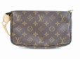 Photo2: LOUIS VUITTON Monogram Leather Brown Accessories Pouch Pochette #5458 (2)