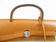 Photo11: HERMES Herbag PM Brown Canvas&Leather 2 in 1 Backpack Bag Purse #5463