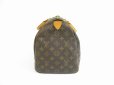 Photo4: LOUIS VUITTON Monogram Leather Brown Hand Bag Purse Speedy35 #5467