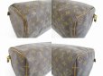 Photo6: LOUIS VUITTON Monogram Leather Brown Hand Bag Purse Speedy35 #5467