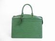 Photo1: LOUIS VUITTON Epi Leather Green Hand Bag Purse Riviera Stickiness #5477 (1)