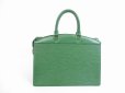 Photo2: LOUIS VUITTON Epi Leather Green Hand Bag Purse Riviera Stickiness #5477 (2)