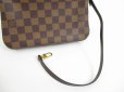 Photo11: LOUIS VUITTON Damier Leather Brown Accessories Pouch Pochette #5525