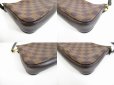 Photo6: LOUIS VUITTON Damier Leather Brown Accessories Pouch Pochette #5525