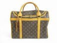 Photo1: LOUIS VUITTON Monogram Leather Brown Dog Carrier Hand Bag Sac Chien 40 #5554 (1)