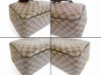 Photo6: LOUIS VUITTON Special Order Damier Leather Brown Hand Bag Deauville #5568