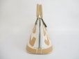 Photo3: LOUIS VUITTON Graffiti Leather Beige Limited Edition Hand Bag Alma Horizontal #5581