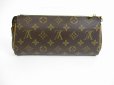 Photo2: LOUIS VUITTON Monogram Leather Brown Cross-body Bag Eva Pouch w/Strap #5601 (2)