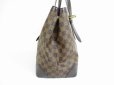 Photo4: LOUIS VUITTON Damier Leather Brown Tote&Shoppers Bag Hampstead MM #5604