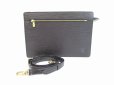 Photo1: LOUIS VUITTON Epi Leather Blacks Clutch Bag Cross-body Bag With Strap #5617 (1)