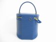 Photo2: LOUIS VUITTON Epi Leather Blue Hand Bag Cosmetic Bag Cannes #5618 (2)