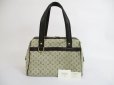 Photo1: LOUIS VUITTON Monogram Mini Canvas Khaki Hand Bag Purse Josephine PM #5654 (1)