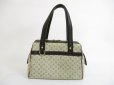 Photo2: LOUIS VUITTON Monogram Mini Canvas Khaki Hand Bag Purse Josephine PM #5654 (2)