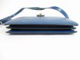Photo5: LOUIS VUITTON Epi Leather Blue Messenger&Cross-body Bag Capucines #5657
