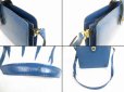 Photo7: LOUIS VUITTON Epi Leather Blue Messenger&Cross-body Bag Capucines #5657
