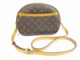 Photo1: LOUIS VUITTON Monogram Leather Brown Cross-body Bag Purse Blois #5659 (1)