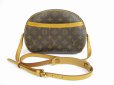 Photo1: LOUIS VUITTON Monogram Leather Brown Cross-body Bag Purse Blois #5669 (1)