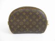 Photo2: LOUIS VUITTON Monogram Leather Brown Cross-body Bag Purse Blois #5669 (2)