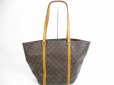 Photo1: LOUIS VUITTON Monogram Leather Brown Tote&Shoppers Bag Sac Shopping #5679 (1)