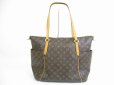 Photo2: LOUIS VUITTON Monogram Leather Brown Tote&Shoppers Bag Totally GM #5681 (2)