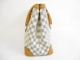 Photo4: LOUIS VUITTON Azur Leather White Tote&Shoppers Bag Hampstead MM #5682