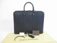 Photo1: LOUIS VUITTON Nomade Leather Blue Malines Briefcases Business Case Voyage #5686 (1)