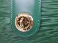 Photo9: LOUIS VUITTON Epi Leather Green Shoulder Bag Cross-body Bag Cluny #5687