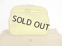 LOUIS VUITTON Vernis Patent Leather Yellow Backpack Bag Purse Murry #5690