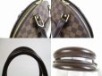 Photo7: LOUIS VUITTON Special Order Damier Leather Brown Hand Bag Ellipse PM #5711