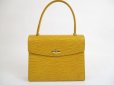 Photo1: LOUIS VUITTON Epi Leather Yellow Hand Bag Purse Malesherbes #5712 (1)