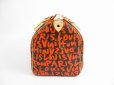 Photo3: LOUIS VUITTON Monogram Leather Graffiti Orange Hand Bag Purse Speedy30 #5718