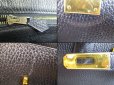 Photo9: HERMES Birkin 35 Black Gold Hardware Ardennes Leather Hand Bag A Stamp #5735