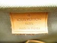 Photo10: LOUIS VUITTON Monogram Leather Brown Hand Bag Boring Vanity Deauville #5776