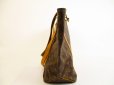 Photo4: LOUIS VUITTON Monogram Leather Brown Tote&Shoppers Bag Sac Shopping #5807