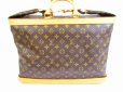 Photo2: LOUIS VUITTON Monogram Leather Brown Duffle Bag Hand Bag Cruiser Bag 45 #5809 (2)