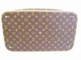 Photo5: LOUIS VUITTON Monogram Leather Brown Duffle Bag Hand Bag Cruiser Bag 45 #5809