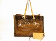 Photo1: LOUIS VUITTON Monogram Brown Vinyl Tote&Shoppers Bag Cabas Cruise #5887 (1)