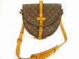 Photo1: LOUIS VUITTON Monogram Leather Brown Cross-body Bag Chantilly GM #5889 (1)