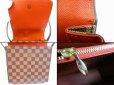 Photo8: LOUIS VUITTON Damier Leather Brown Evening Bag Purse Tribeca Mini #5903