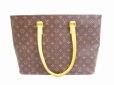 Photo1: LOUIS VUITTON Monogram Leather Brown Tote&Shoppers Bag Luco #5910 (1)