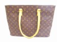 Photo2: LOUIS VUITTON Monogram Leather Brown Tote&Shoppers Bag Luco #5910 (2)