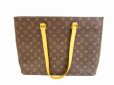 Photo1: LOUIS VUITTON Monogram Leather Brown Tote&Shoppers Bag Luco #5911 (1)