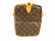 Photo3: LOUIS VUITTON Monogram Leather Brown Hand Bag Duffle Bag Sac Souple 35 #5913